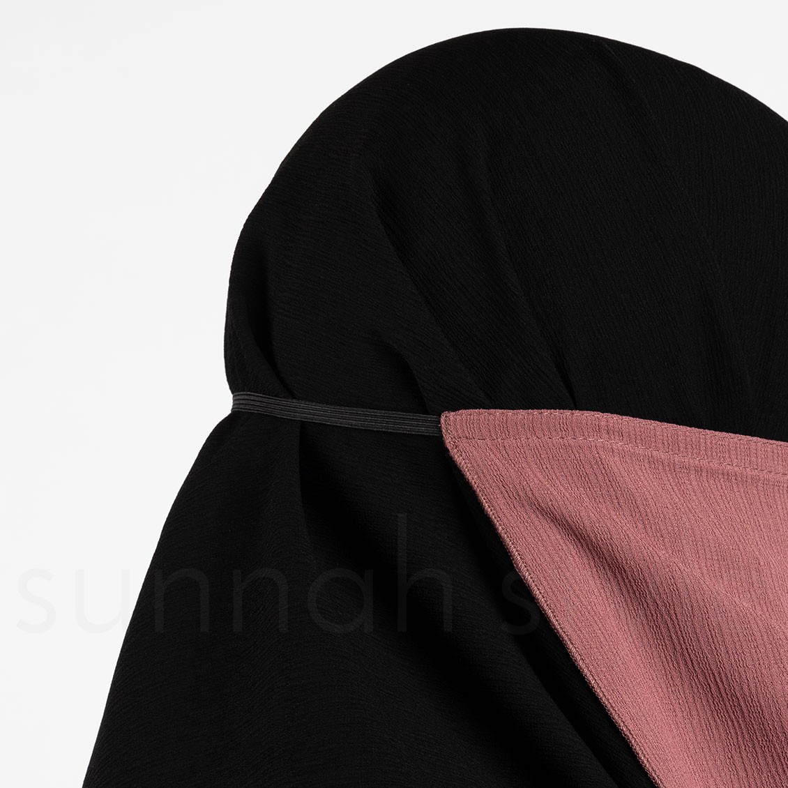 Sunnah Style Brushed Half Niqab Canyon Rose